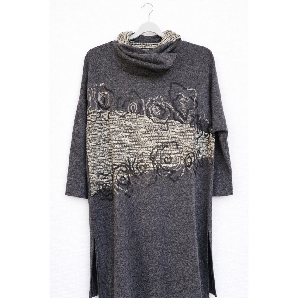 Terra SJ Apparel Tunic Length Sweater XL Khaki Ribbed Knit Top NWT D50‎ Raglan